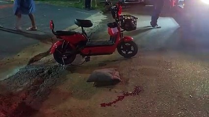 Idoso é socorrido com lesão na cabeça na Rua Rio da Paz
