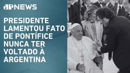 Milei: Papa Francisco foi o maior argentino da história