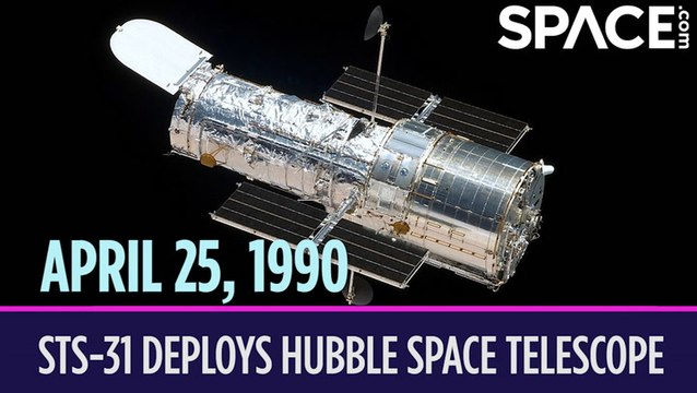 OTD In Space - April 25: STS-31 Deploys Hubble Space Telescope