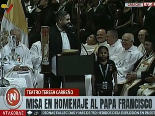 Caracas | Vpdte. del PSUV Nicolás Maduro Guerra ofrece palabras en honor al papa Francisco