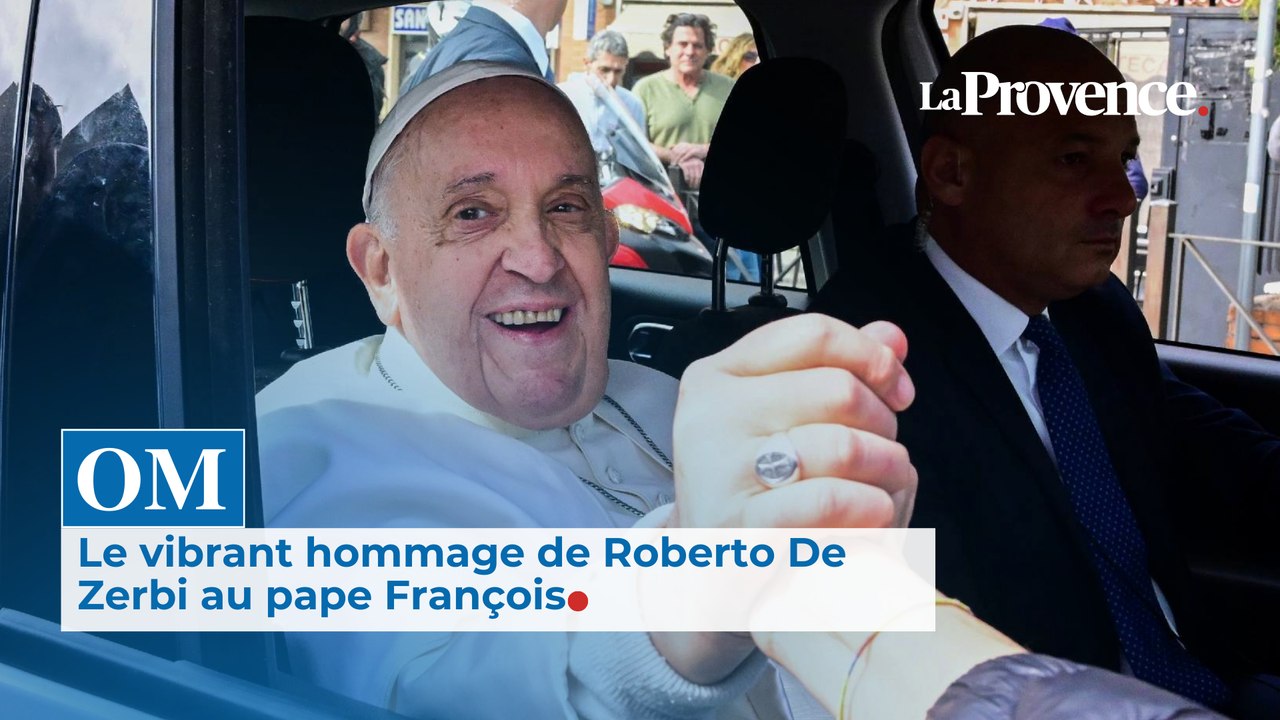 "La personne pour qui j'ai eu le plus d'estime dans ma vie", l'hommage de De Zerbi au pape François