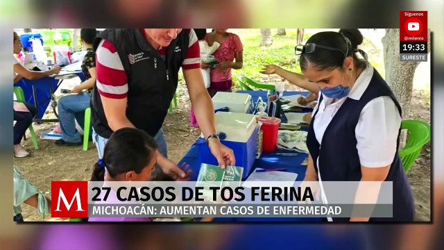 En Michoacán se incrementan los casos de tos ferina, llegando a 27 casos totales