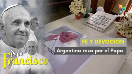 Organizaciones populares acompañan misa por el Papa Francisco