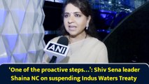 ‘One of the proactive steps…’: Shiv Sena leader Shaina NC on suspending Indus Waters Treaty