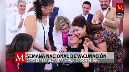 Clara Brugada encabeza arranque de la Semana Nacional de Vacunación 2025