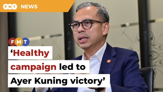 'Healthy campaign' led to Ayer Kuning victory, says Fahmi