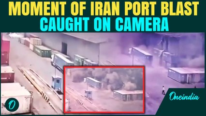 Video: Moment Of Deadly Iran Blast Caught On Camera As 14 Dead, Port Burns In Biblical Flames