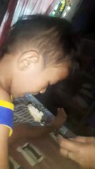 Grandmother and grandson