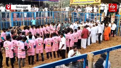 மிரட்டும் கோவை ஜல்லிக்கட்டு.. பாய்ந்து வந்த காளைகள்.. மேடைக்கு வந்த செந்தில்பாலாஜி!