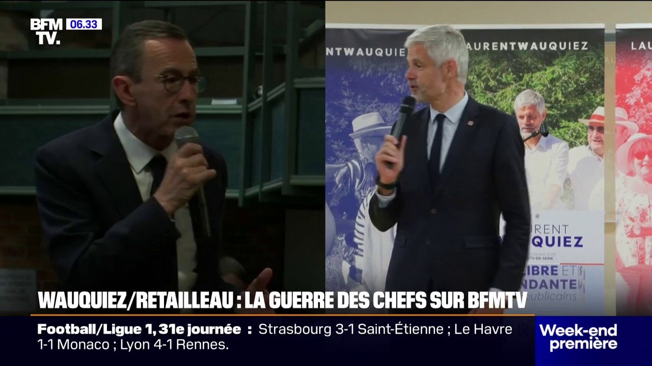 Wauquiez/Retailleau: la campagne pour la présidence de LR bat son plein à 3 semaines du vote