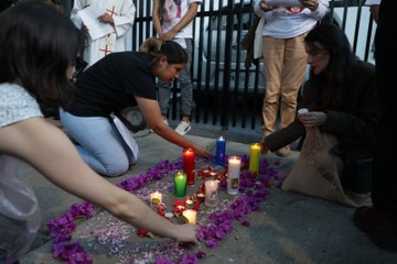 Vigilia por las personas buscadoras asesinadas