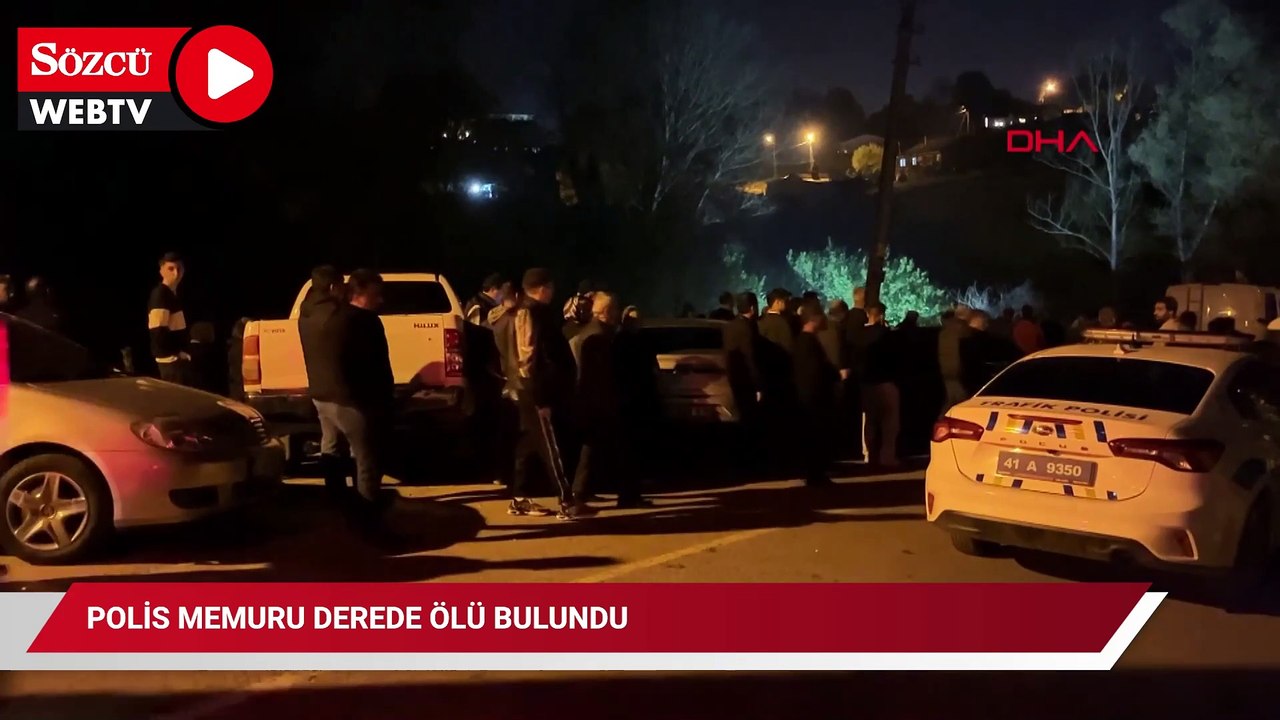 Polis memuru derede ölü bulundu