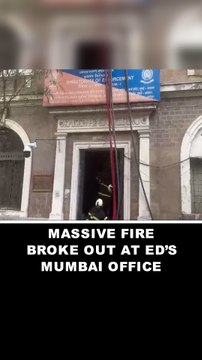 Fire broke at Kaiser-I-Hind building which houses ED’s Mumbai house, Firefighting continues