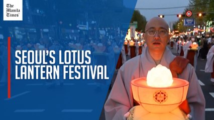 South Koreans take part in Lotus Lantern Festival ahead of Buddha's birthday