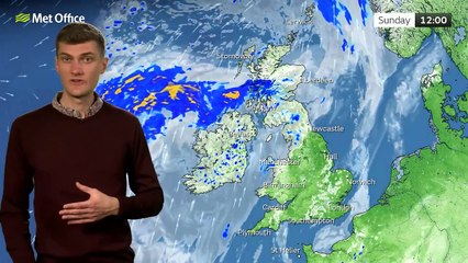Met Office Sunday morning weather forecast 27/04/2025