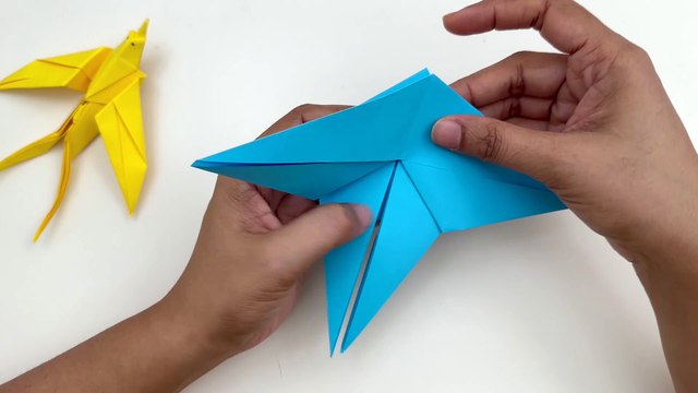 How To Make Easy Paper Bird Toy For Kids / Nursery Craft Ideas / Paper Craft Easy / KIDS crafts