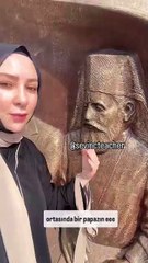 Ekrem İmamoğlu’nun diktirdiği heykeli böyle dinleyin! Türk katili Makarios’a anıt diktirdi