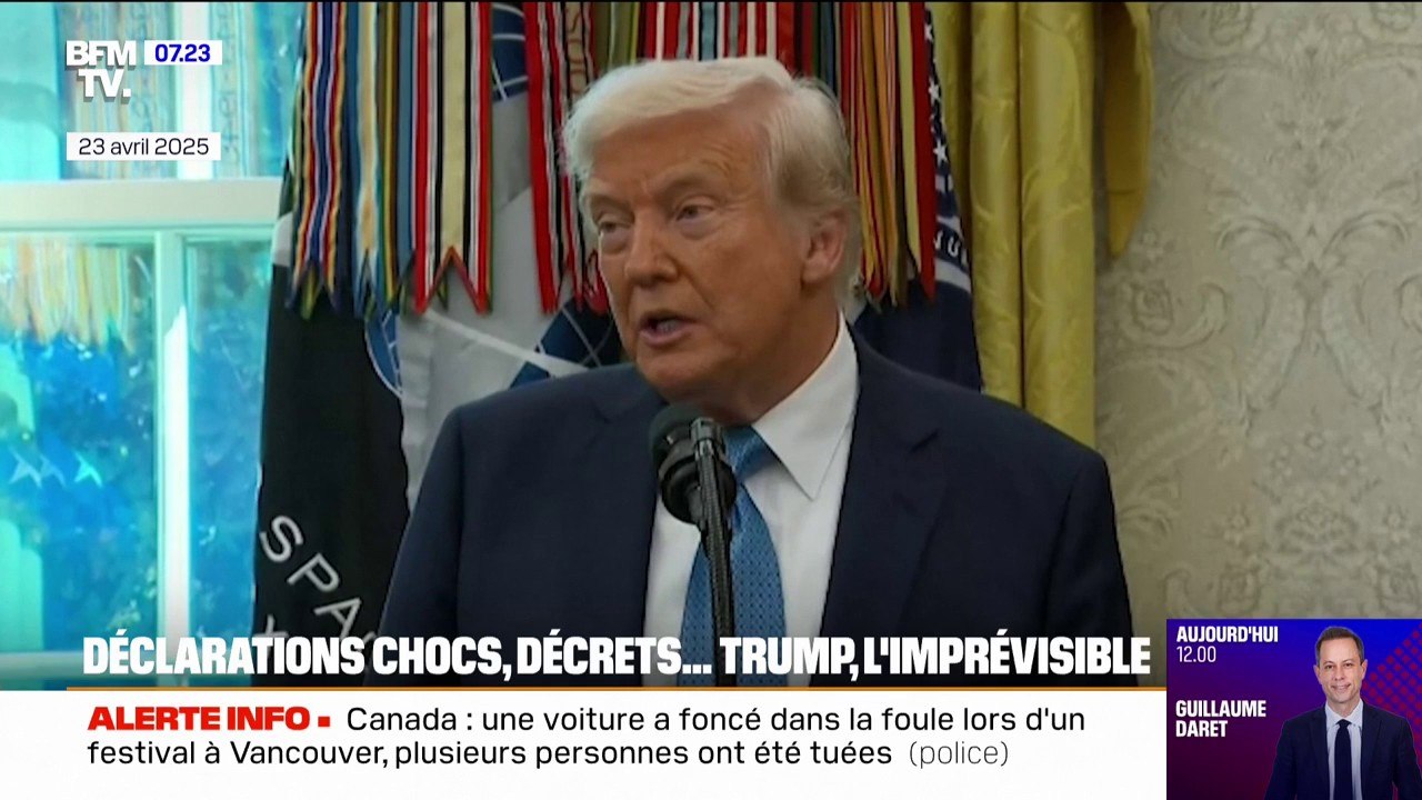 Déclarations chocs, décrets, désinformation: le casse-tête de l'analyse du deuxième mandat de Donald Trump