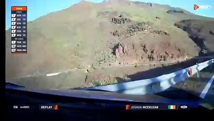 WRC 2025 Islas Canarias SS14 Mcerlean Crash