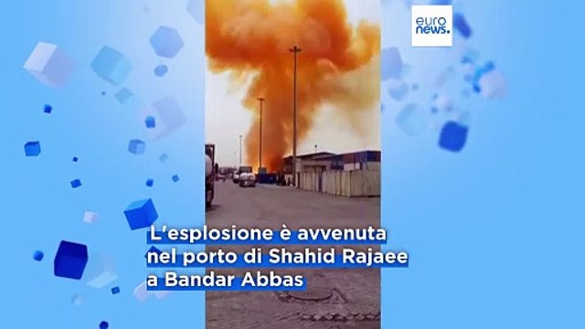 Forte esplosione nel porto iraniano di Shahid Rajaee: decine di morti e centinaia di feriti