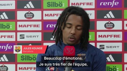 Barcelone - Koundé : “On joue pour ce genre de moment, de match”