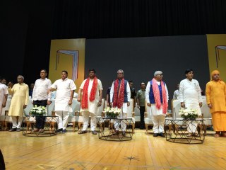 सिक्किम के राज्यपाल ओमप्रकाश माथुर शनिवार को पहुंचे अलवर