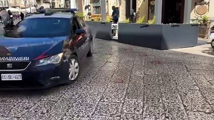 Il luogo della sparatoria di Monreale