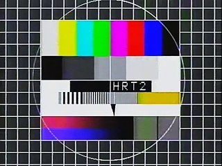 TEST CARD i odjava programa HRT 2