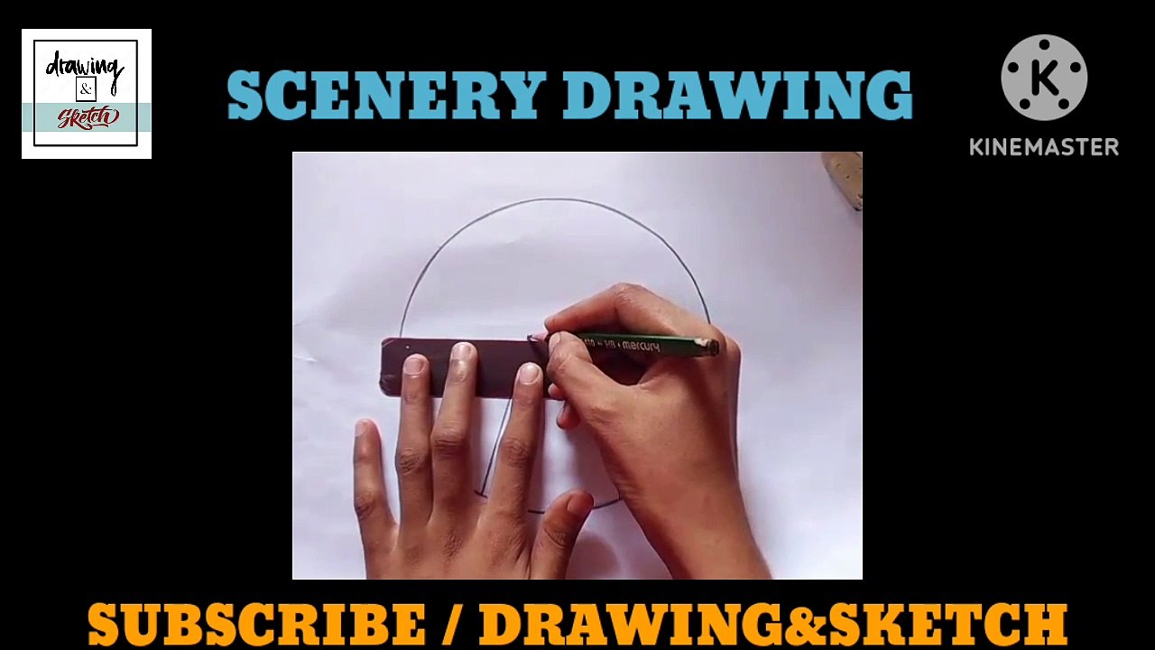 BEAUTIFUL DRAWING | SCENERY DRAWING
