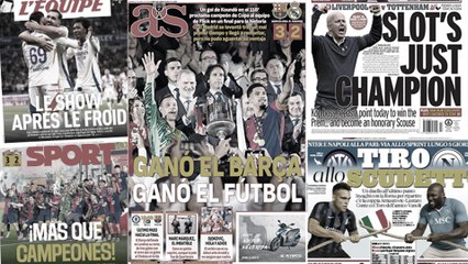 Le sacre du Barça enflamme l’Espagne, le comportement du Real Madrid dégoute la presse espagnole