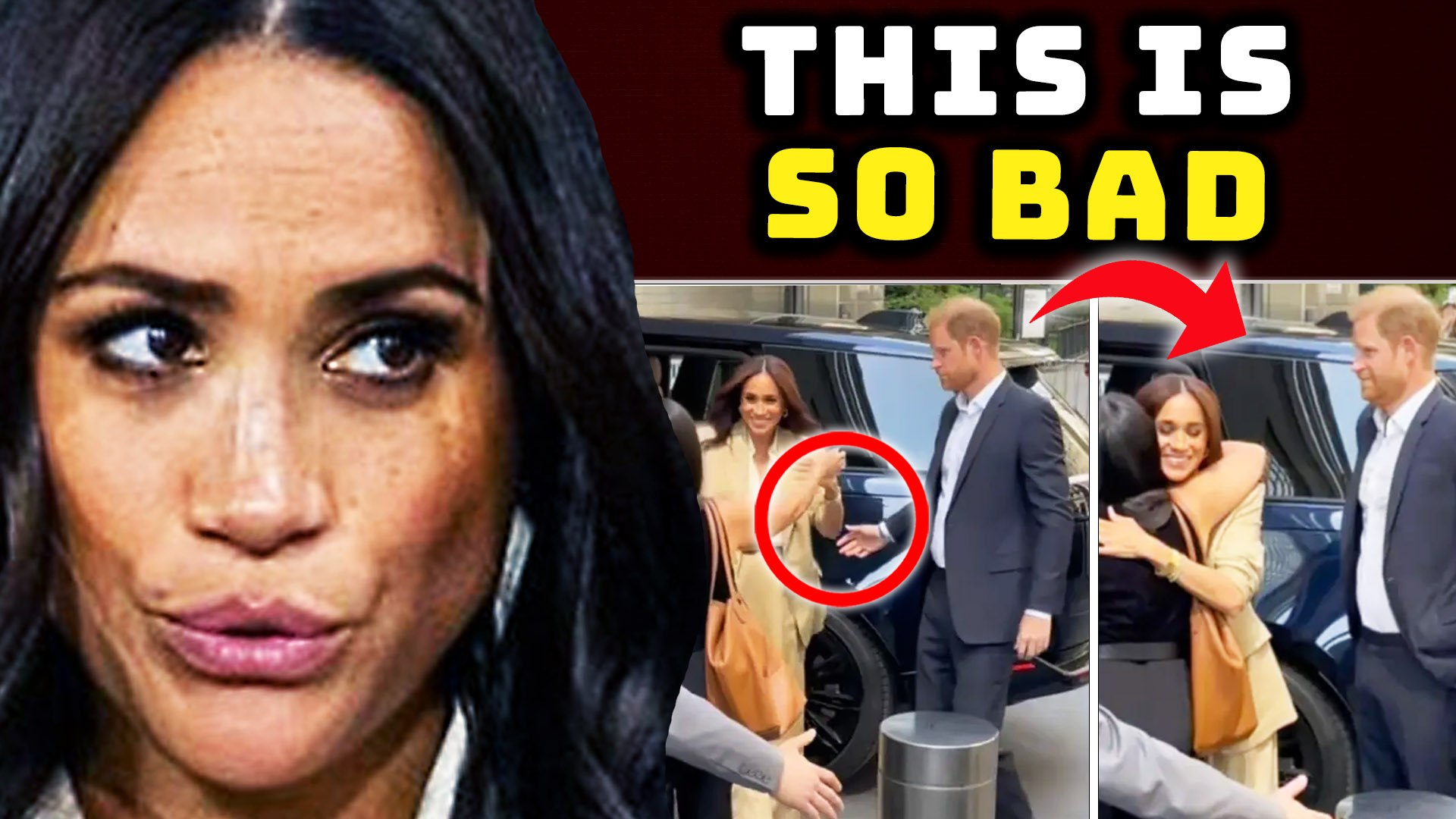 Meghan Markle Embarrassed Prince Harry In Public Again (she left him  hanging)