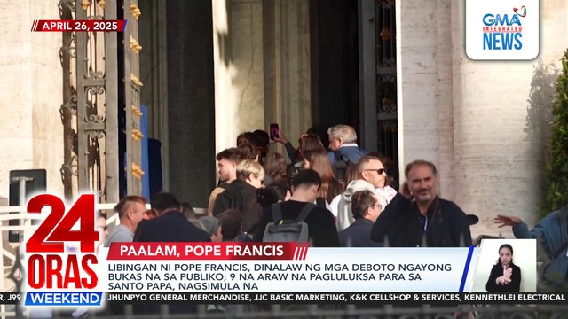 Libingan ni Pope Francis, dinalaw ng mga deboto ngayong bukas na sa publiko | 24 Oras Weekend