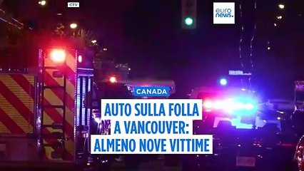 Auto sulla folla a Vancouver durante un festival filippino: morti e feriti
