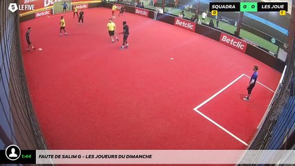 Faute de Salim G - Les Joueurs Du Dimanche