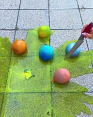 Colorful balloon popping explosion fun 🎈