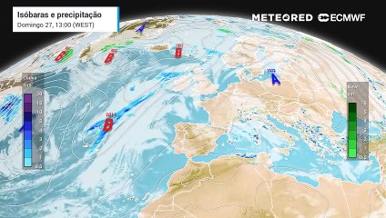 Aguaceiros e trovoada poderão regressar a Portugal nas últimas horas de abril