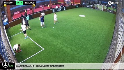 Faute de Salim G - Les Joueurs Du Dimanche