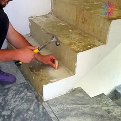 Perfecting the process of leveling stairs