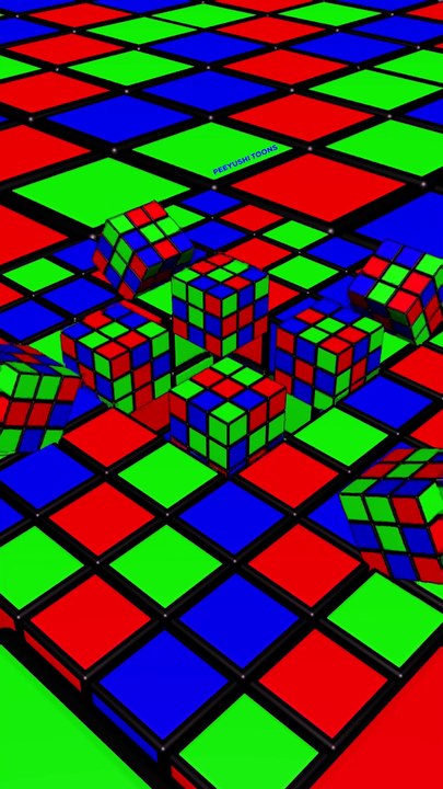 Satisfying Rubik's Cube Drop Perfect Loop #oddlysatisfying #asmr #loop #infiniteloop #satisfying