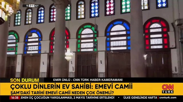 CNN TÜRK, tarihi Emevi Camii'nde: Neden çok önemli?