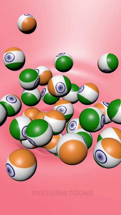 Is Indian Flag Ball Drop The MOST RELAXING Video You've Ever Seen?