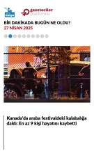 Bir dakikada bugün ne oldu?