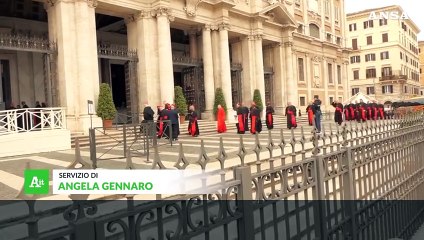I cardinali a Santa Maria Maggiore per i vespri