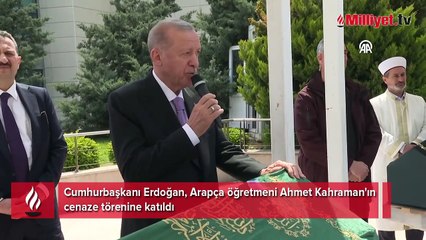 Cumhurbaşkanı Erdoğan'dan vefat eden Arapça öğretmeni için başsağlığı mesajı