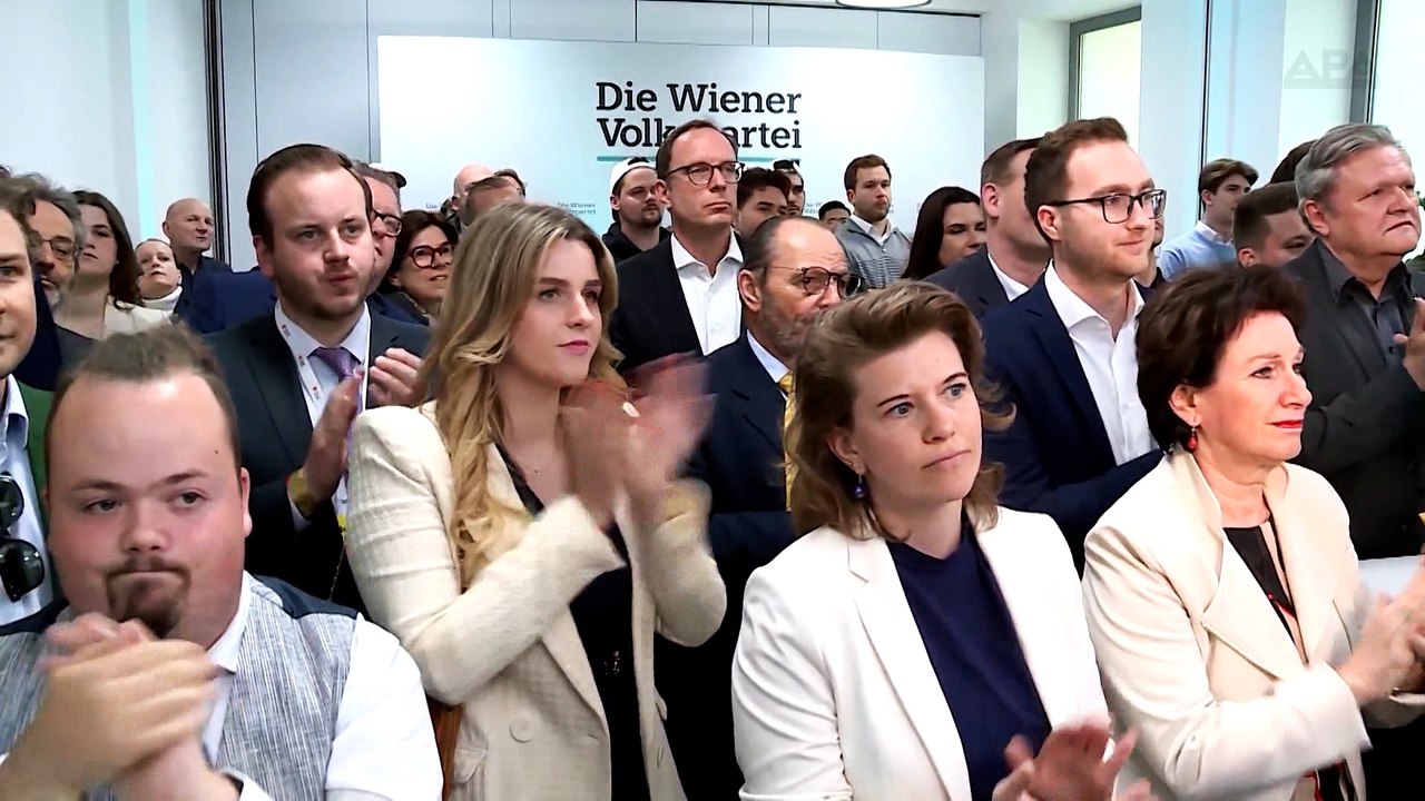 Gedämpfte Stimmung in ÖVP-Wahlzentrale
