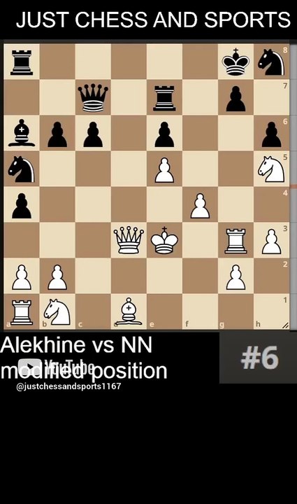 Alekhine defeats NN with a Pawn checkmate