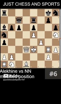 Alekhine defeats NN with a Pawn checkmate