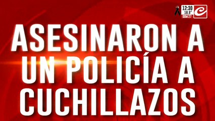 Salía de un comedor y asesinó a un policía