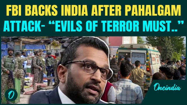 Kash Patel Condemns Kashmir Terror Attack, Vows Support to India Amid Rising Threats Against Hindus