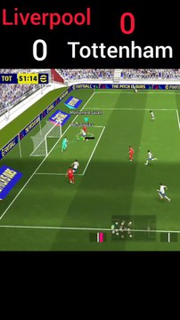 Liverpool vs Tottenham #premierleague #highlights #efootball #liverpool #tottenham squad in efootball and highlights.